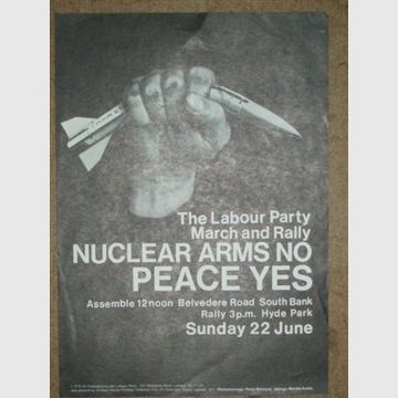 064058 Nuclear Arms No Peace Yes - Leaflet - £15.00